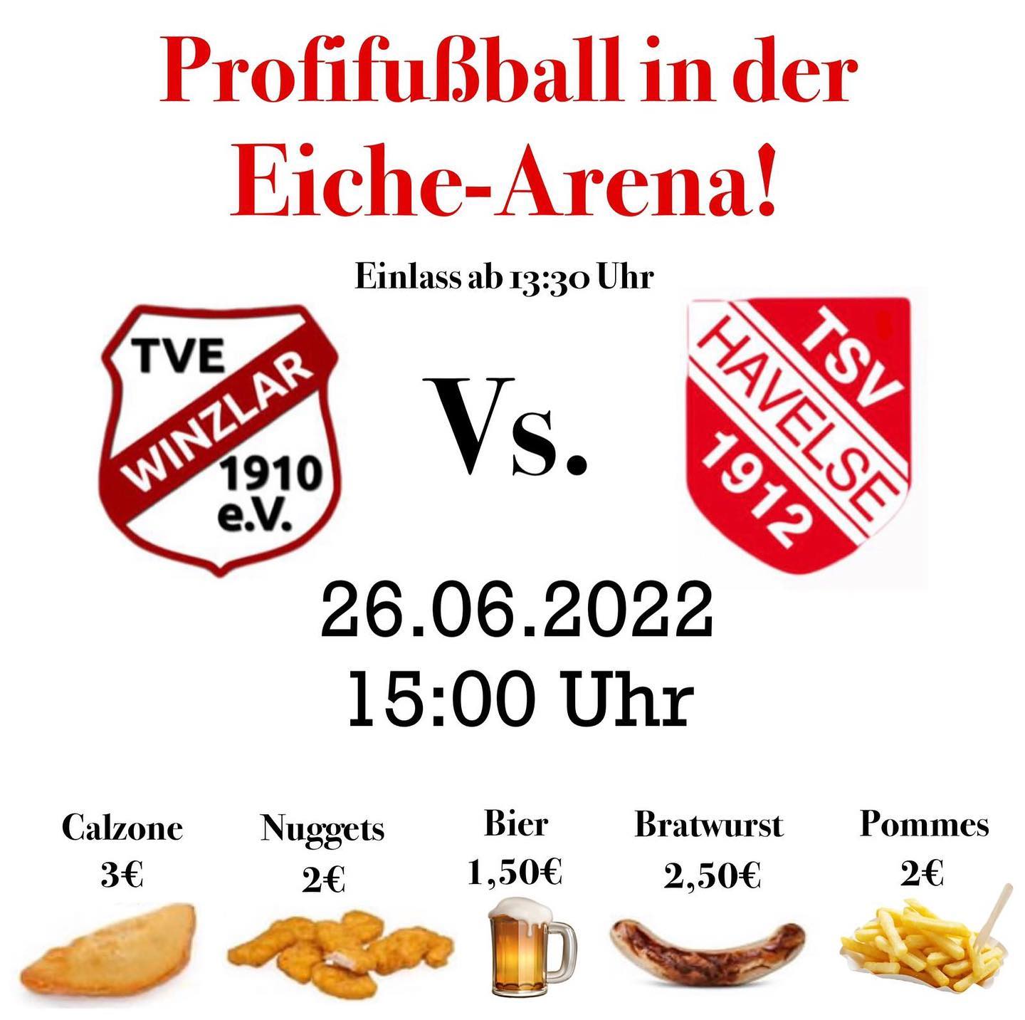 Profifußball in der Eiche-Arena