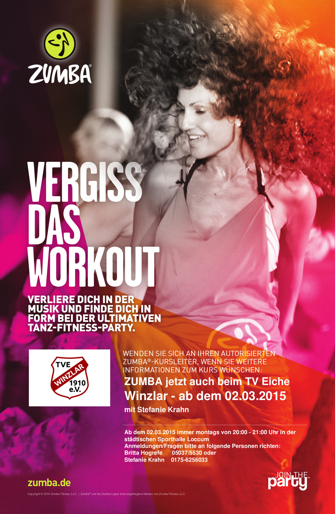 ZUMBA beim TV Eiche!